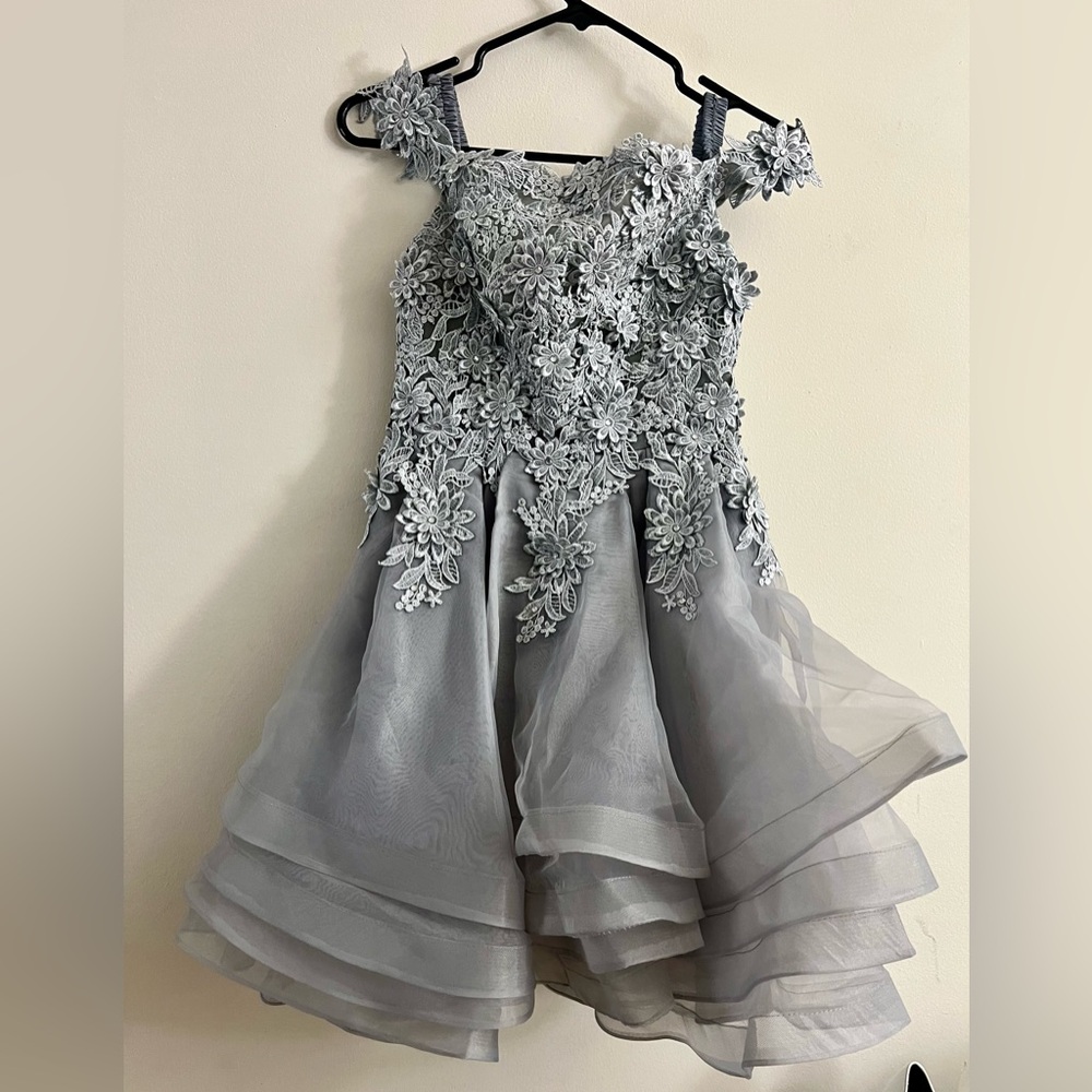 Appliques Prom Dress Short Teens Homecoming Dress